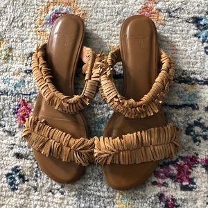 Joie Pippa Fringe Sandals